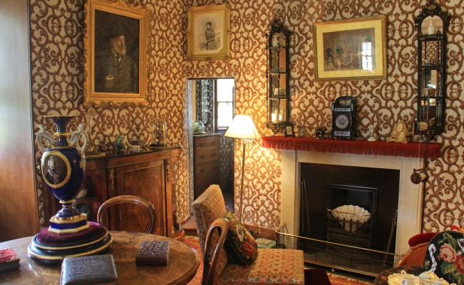 Castle Fraser, Aberdeenshire
A room inside Castle Fraser.
