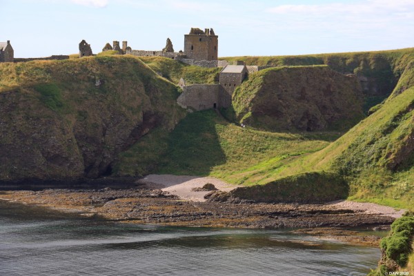 Dunnottar Castle
A view of Dunnottar Castle from the coastal footpath.  The opening you see low down is the entrance to the Castle. [url=http://streetmap.co.uk/map.srf?X=387977&Y=784405&A=Y&Z=115/] Map location. [/url]

